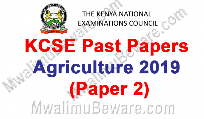 Agriculture - Paper 2 -