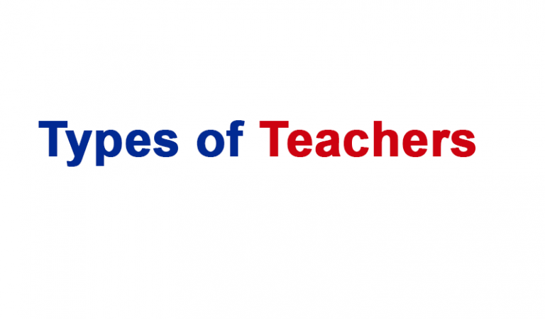 Types of Teachers