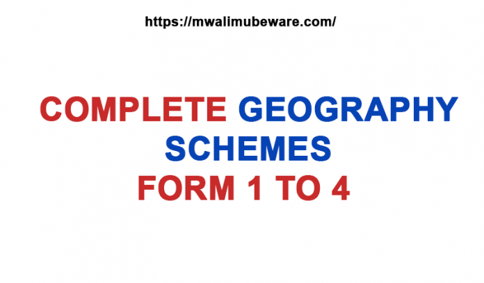 MUSIC SCHEMES OF WORK FORM 1 TO 4